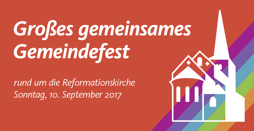 Ankündigung Gemeindefest, 10. September 2017