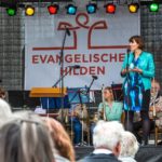 Grußwort von Bürgermeisterin Alkenings auf der Bühne