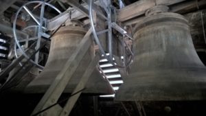 3 Glocken nach der Sanierung des Turms